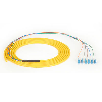 ST UPC Fiber Optic Pigtail Multimode OM3 Bare Ribbon Fanouit 850nm